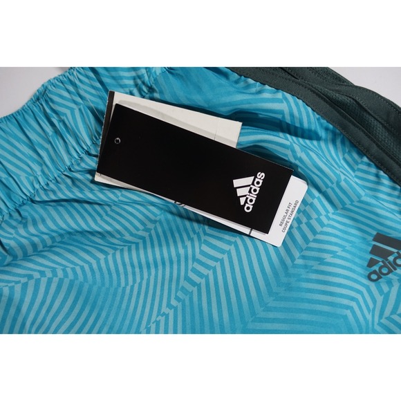 Adidas M10 Energy Print Shorts Women Size Large 3" Inseam Climalite Reflective - Picture 3 of 6